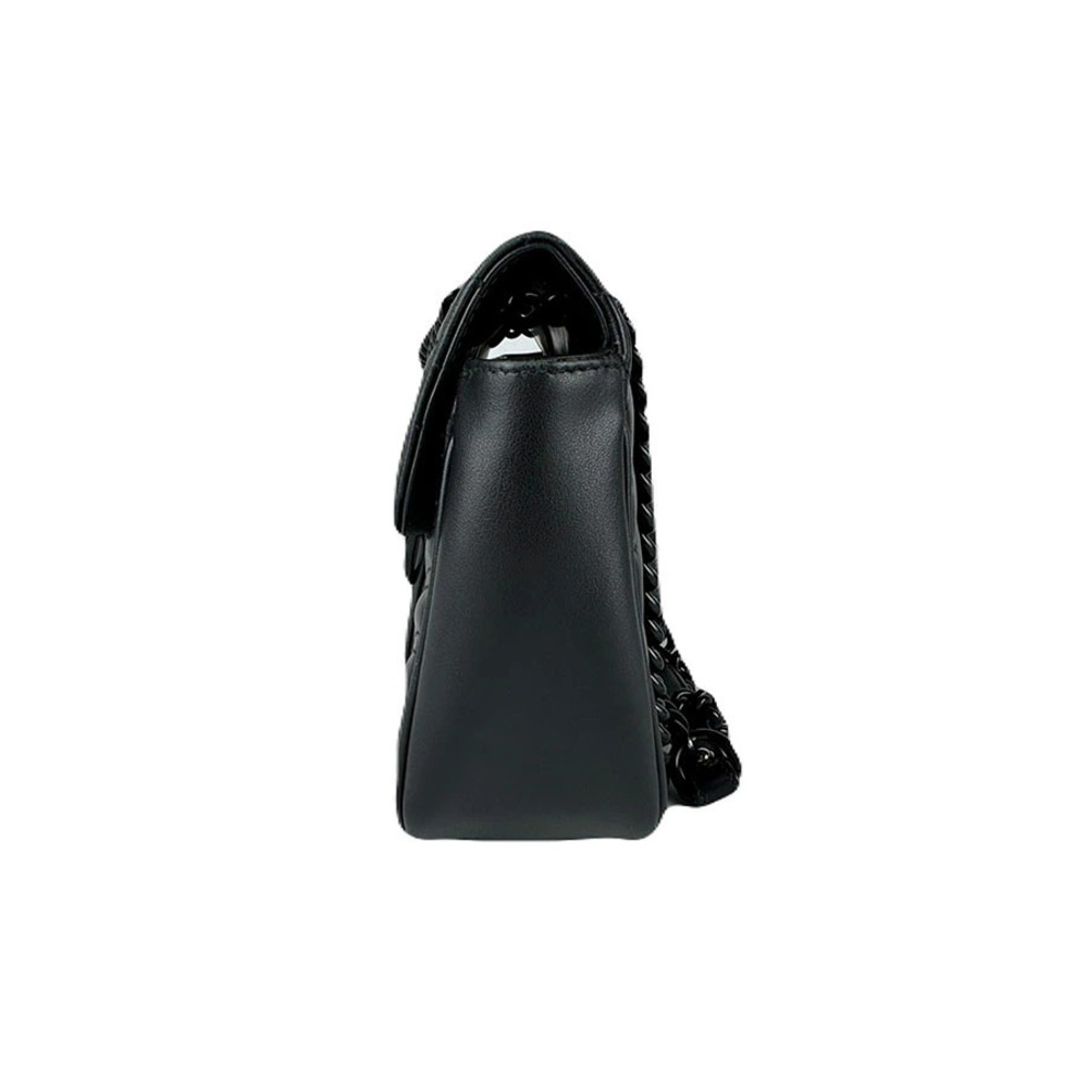 Gucci Leather Black Bag Marmont Shoulder GG Black